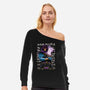 Tarot Death Nostalgia-womens off shoulder sweatshirt-Conjura Geek
