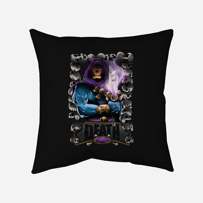 Tarot Death Nostalgia-none removable cover throw pillow-Conjura Geek