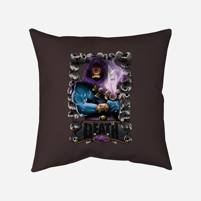 Tarot Death Nostalgia-none removable cover throw pillow-Conjura Geek
