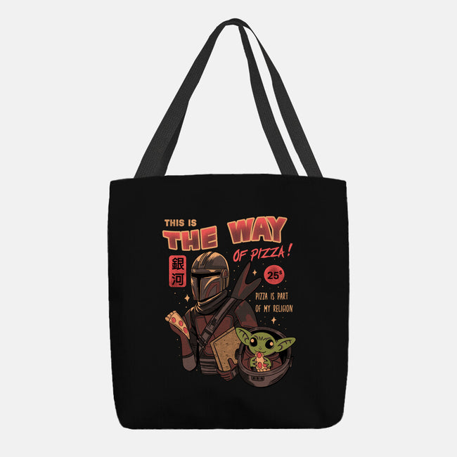 Stellar Pizza-none basic tote bag-Conjura Geek