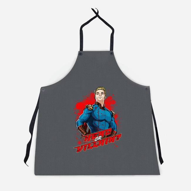 Hero Or Villain-unisex kitchen apron-Diego Oliver