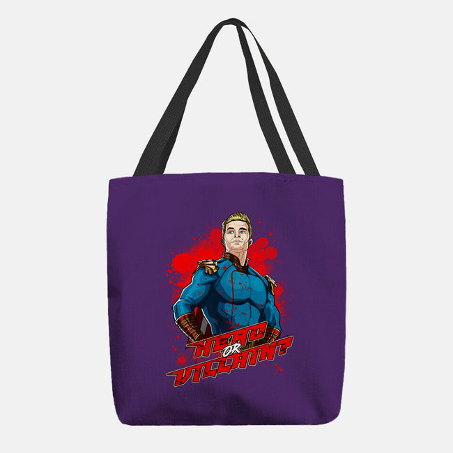 Hero Or Villain-none basic tote bag-Diego Oliver