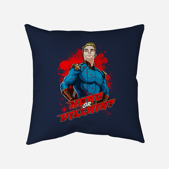 Hero Or Villain-none removable cover throw pillow-Diego Oliver