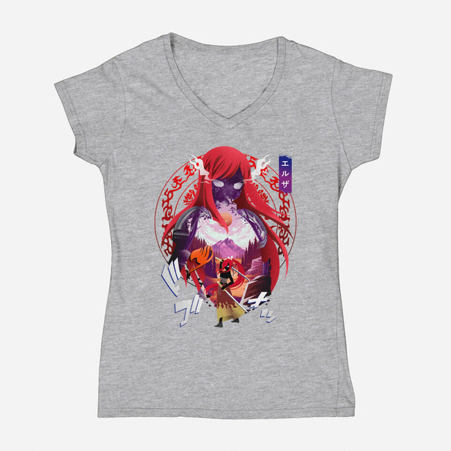 S-Class Mage-womens v-neck tee-bellahoang