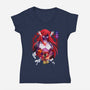 S-Class Mage-womens v-neck tee-bellahoang