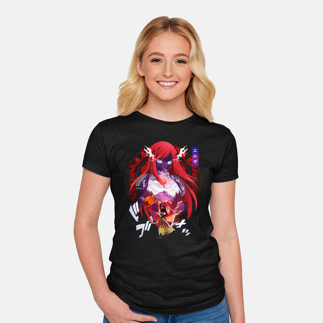 S-Class Mage-womens fitted tee-bellahoang