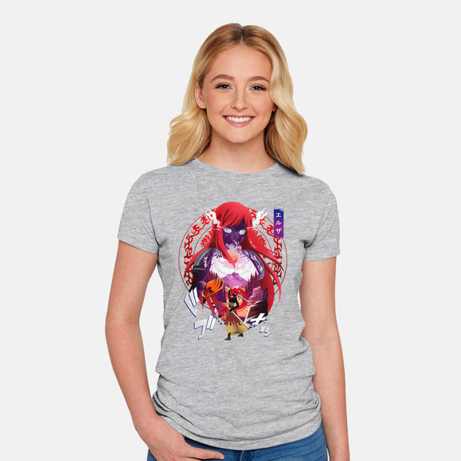 S-Class Mage-womens fitted tee-bellahoang
