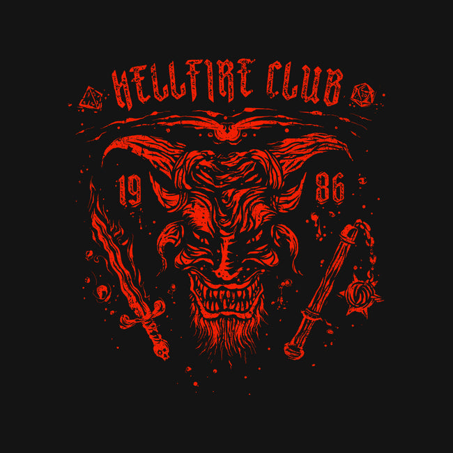 Vintage Hellfire-none removable cover w insert throw pillow-kg07