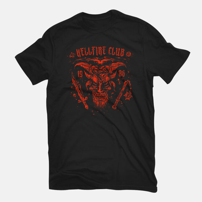 Vintage Hellfire-mens basic tee-kg07