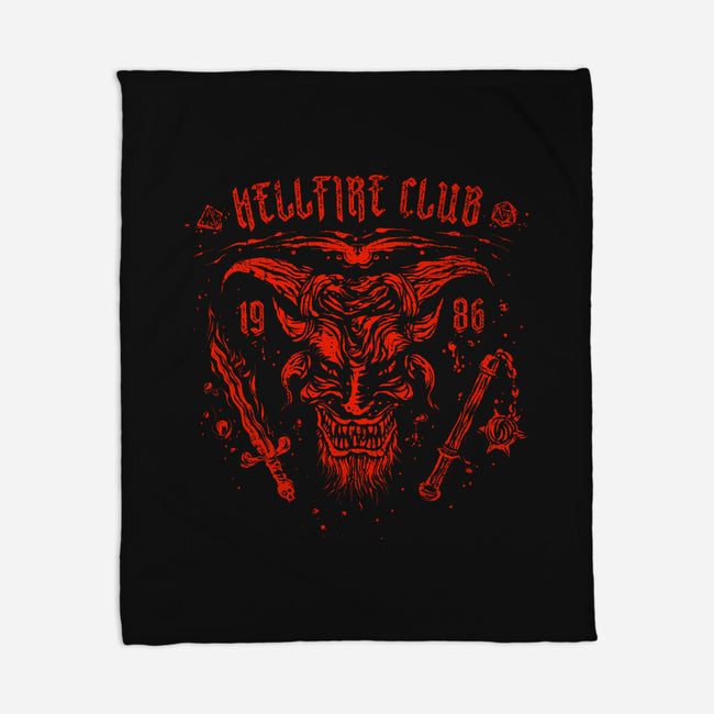 Vintage Hellfire-none fleece blanket-kg07