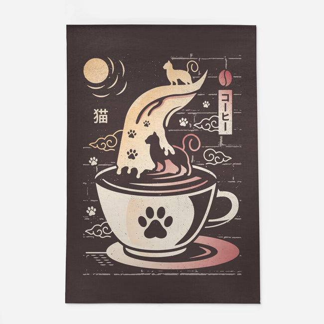 Coffee Night Japanese Cats-none indoor rug-Logozaste