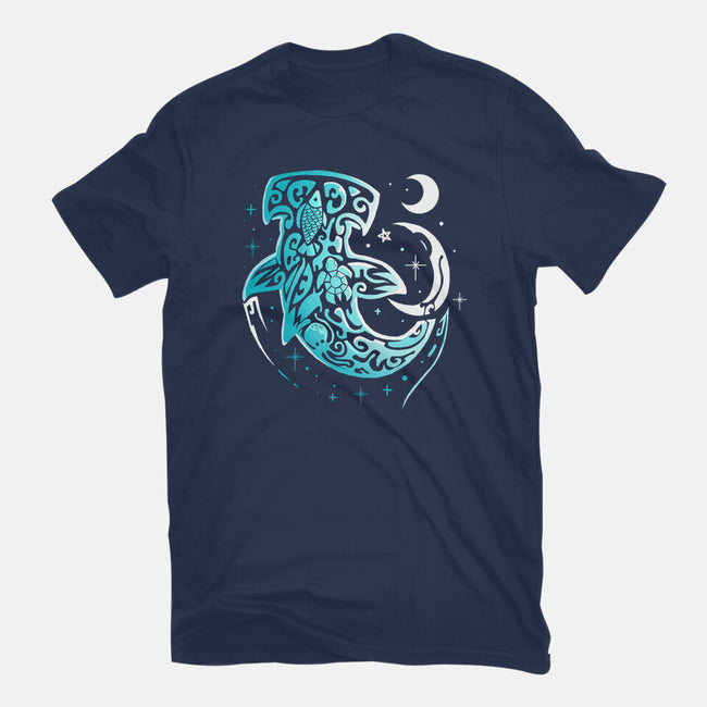 Moon Shark-mens premium tee-Vallina84