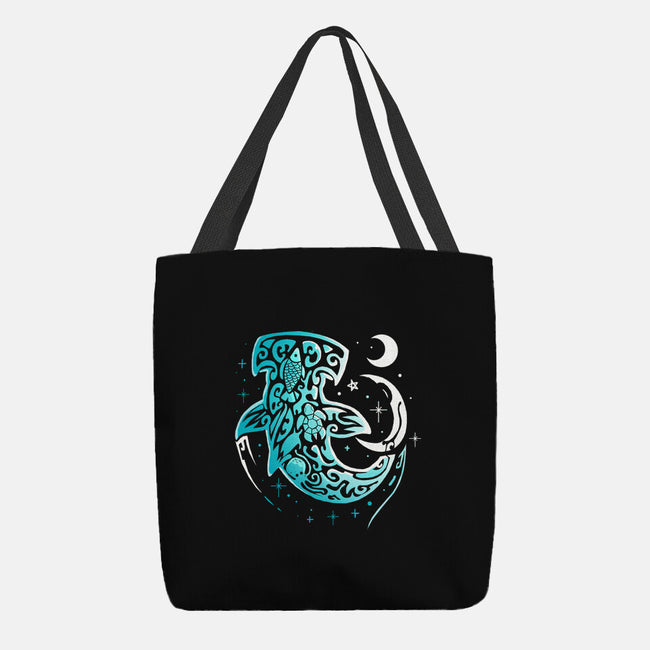 Moon Shark-none basic tote bag-Vallina84