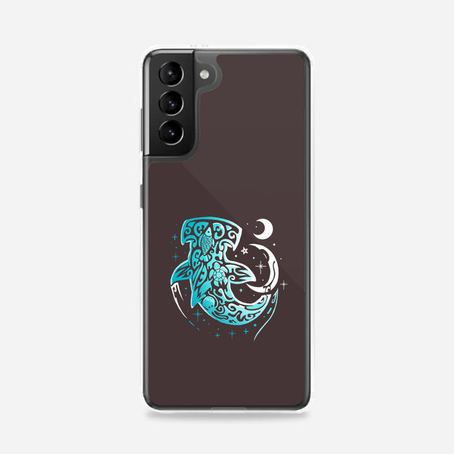 Moon Shark-samsung snap phone case-Vallina84