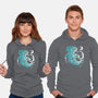 Moon Shark-unisex pullover sweatshirt-Vallina84