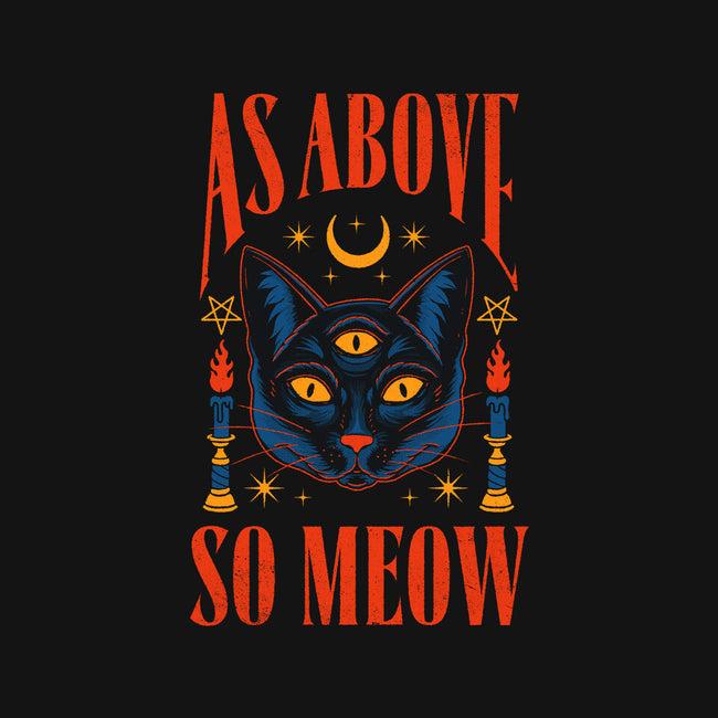 As Above So Meow-none removable cover w insert throw pillow-Thiago Correa