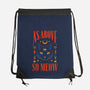 As Above So Meow-none drawstring bag-Thiago Correa