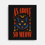 As Above So Meow-none stretched canvas-Thiago Correa