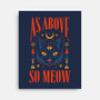 As Above So Meow-none stretched canvas-Thiago Correa