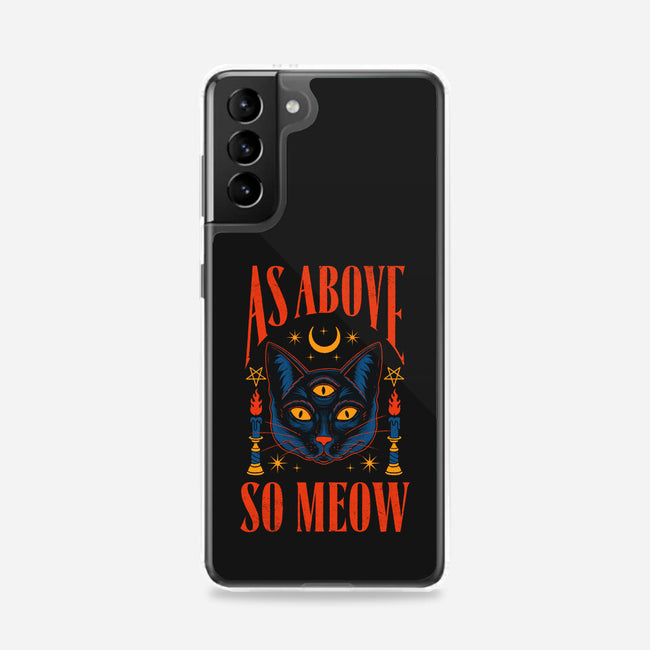As Above So Meow-samsung snap phone case-Thiago Correa
