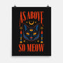 As Above So Meow-none matte poster-Thiago Correa