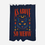 As Above So Meow-none polyester shower curtain-Thiago Correa