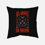 As Above So Meow-none removable cover w insert throw pillow-Thiago Correa