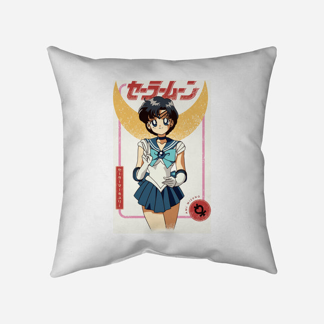 Ami Mizuno Mercury-none removable cover w insert throw pillow-bellahoang