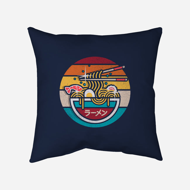 Vintage Ramen-none removable cover w insert throw pillow-Getsousa!