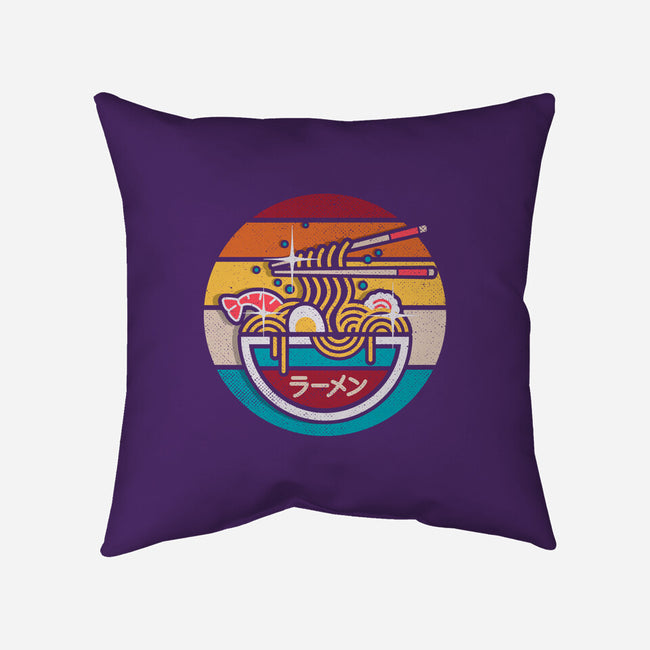 Vintage Ramen-none removable cover w insert throw pillow-Getsousa!