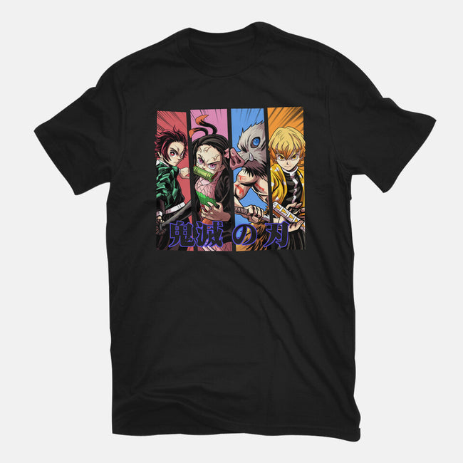 Demon Friends-womens fitted tee-Conjura Geek