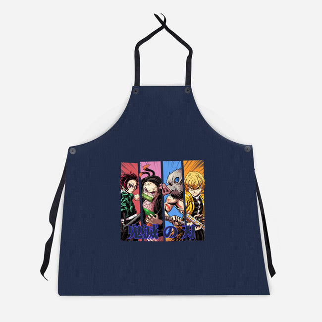 Demon Friends-unisex kitchen apron-Conjura Geek
