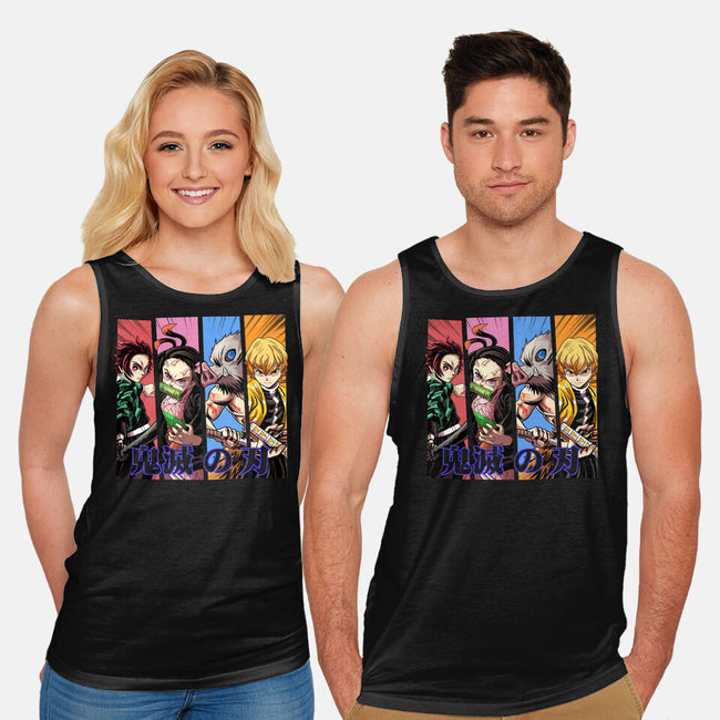 Demon Friends-unisex basic tank-Conjura Geek