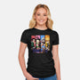 Demon Friends-womens fitted tee-Conjura Geek