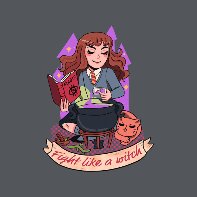 Fight Like A Witch-none dot grid notebook-Conjura Geek