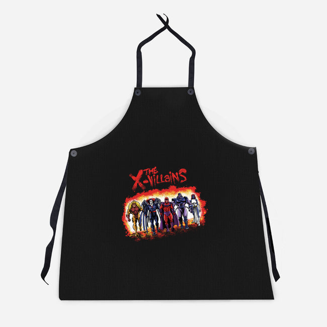 The X-Villains-unisex kitchen apron-zascanauta