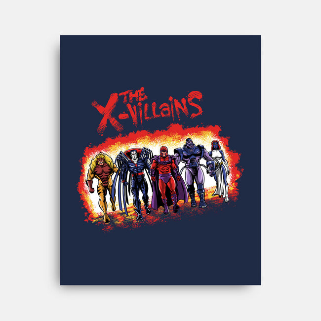 The X-Villains-none stretched canvas-zascanauta