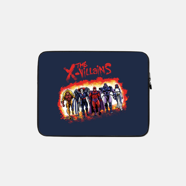 The X-Villains-none zippered laptop sleeve-zascanauta