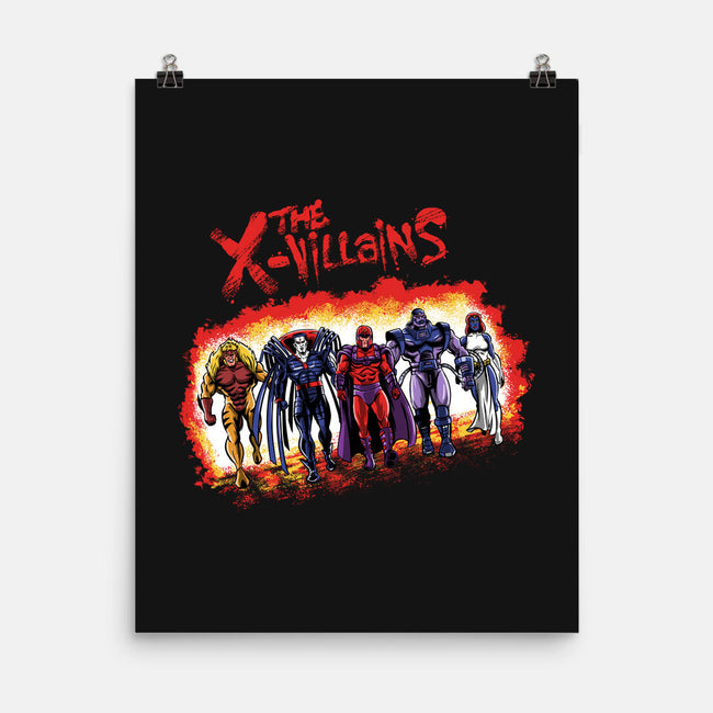 The X-Villains-none matte poster-zascanauta