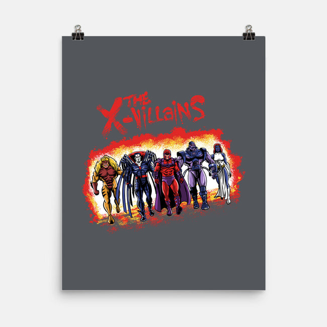 The X-Villains-none matte poster-zascanauta