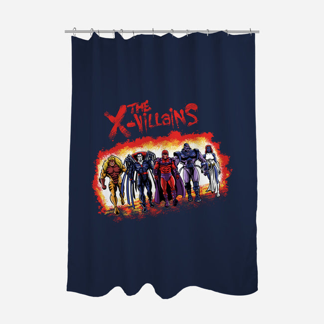 The X-Villains-none polyester shower curtain-zascanauta