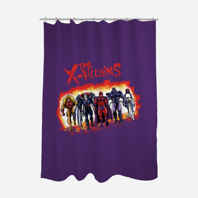 The X-Villains-none polyester shower curtain-zascanauta