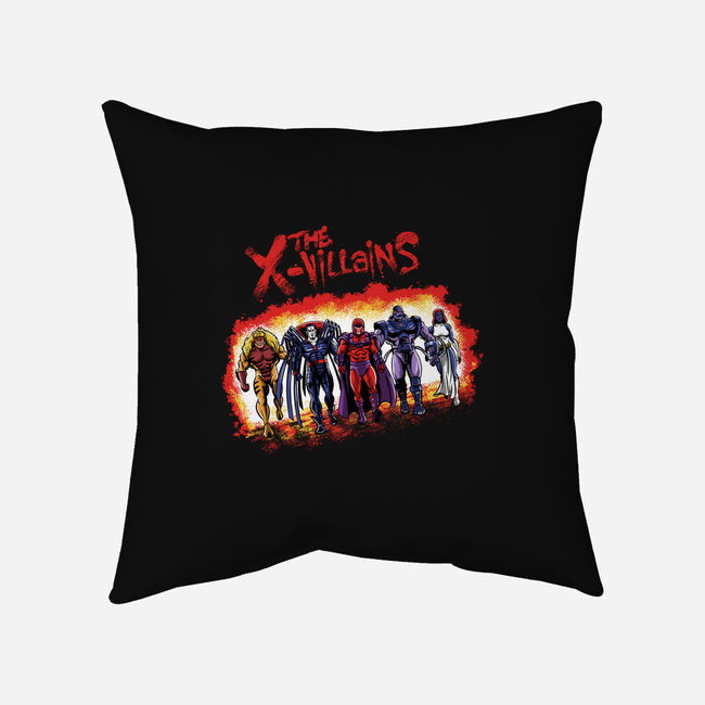 The X-Villains-none removable cover w insert throw pillow-zascanauta