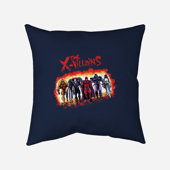 The X-Villains-none removable cover w insert throw pillow-zascanauta