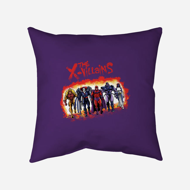 The X-Villains-none removable cover w insert throw pillow-zascanauta