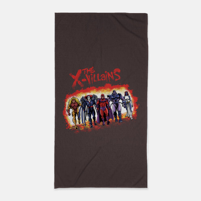 The X-Villains-none beach towel-zascanauta