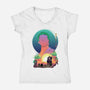 The Pirate Hunter-womens v-neck tee-Bibo