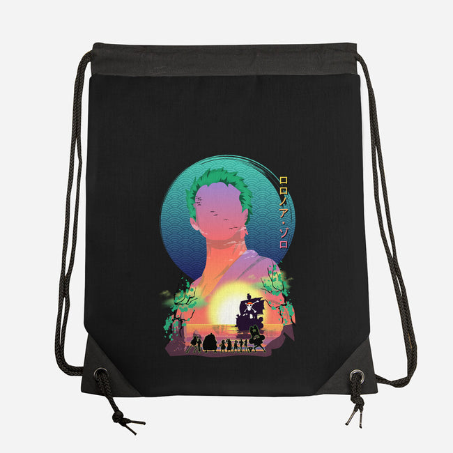 The Pirate Hunter-none drawstring bag-Bibo
