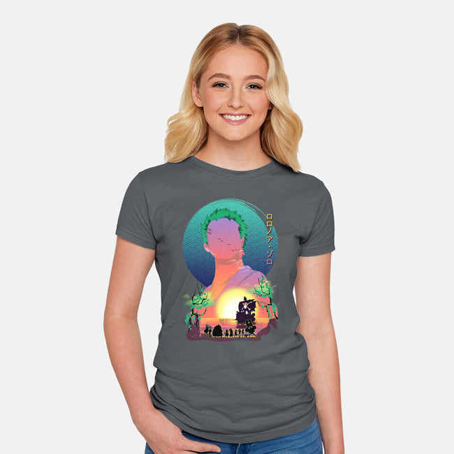 The Pirate Hunter-womens fitted tee-Bibo