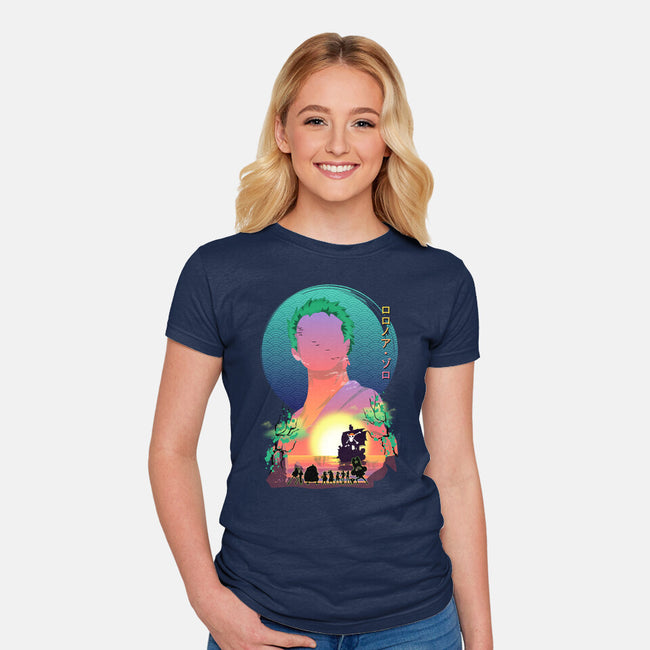 The Pirate Hunter-womens fitted tee-Bibo